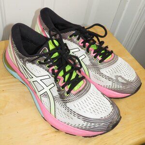 ASICS GEL-Nimbus 21 FlyteFoam Women’s Size 11 S/N 1012A502 Cream/Multicolor